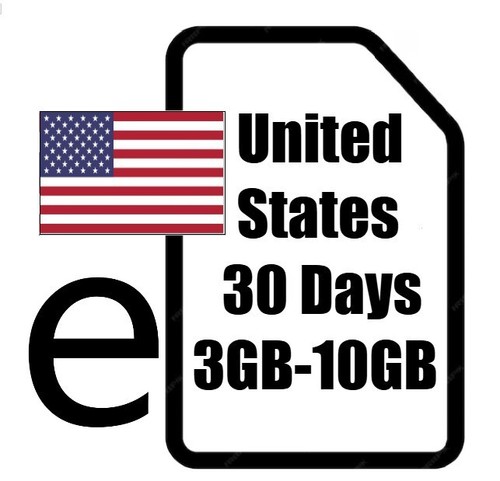 Usa esim 3gb 10gb for - usa, 30