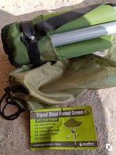 Summit Outdoor Leisure Foldable Tripod Stool Forest Green