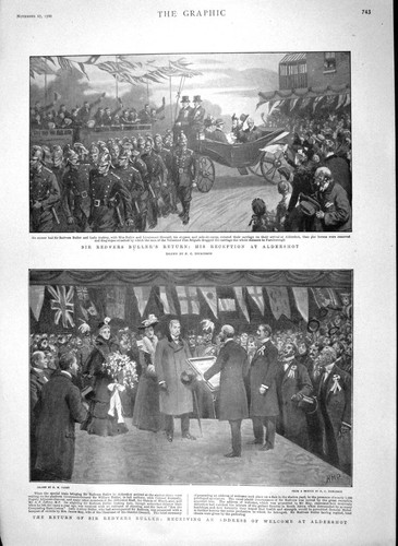 Old antique print 1900 - 1900, redvers