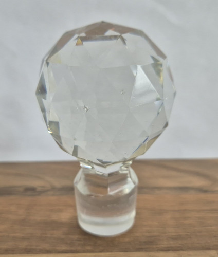Antique hand blown - cut, glass