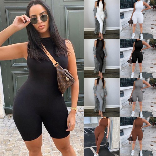 Womens sleeveless jumpsuit - womens,