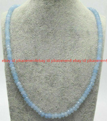 Natural 2x4mm faceted blue - natural,