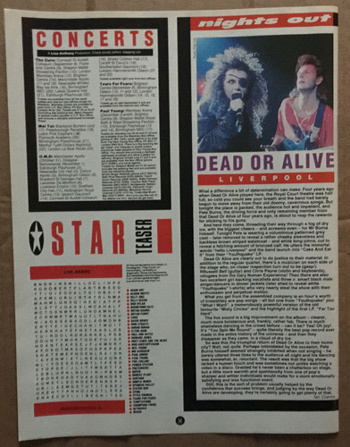 Dead alive original gig - original,
