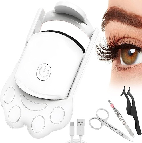 Heated eyelash curler - curler, set