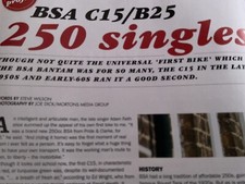 BSA C15 / B25 MOTORCYCLE