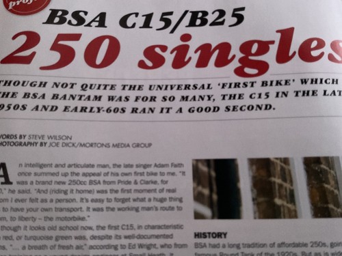 Bsa c15 b25 - bsa,