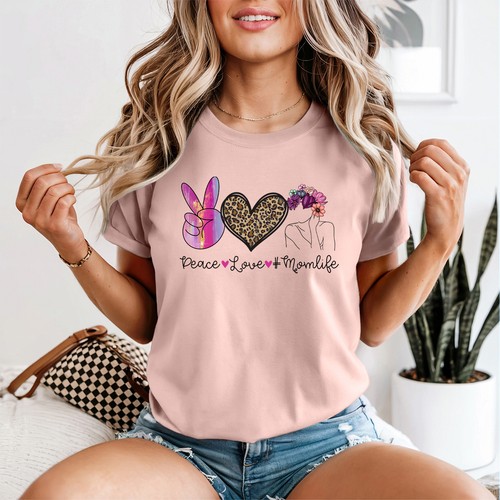 Peace love momlife - love,