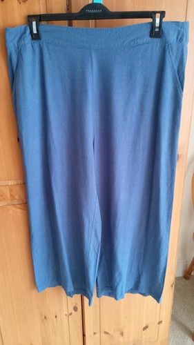Ladies light blue wide legged - light,