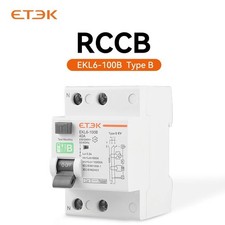 ETEK RCD RCCB Type B Earth