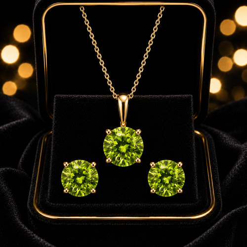 Peridot pendant and - pendant,