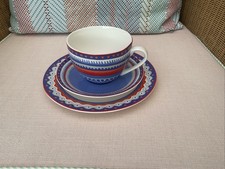 Oilily - Pretty Trio Of Cup, Saucer And Teaplate. VGC .’New Taste The Colours’