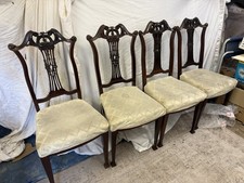 Mahogany Dining Chairs  Set Of 4