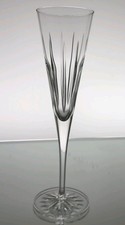 Stuart Crystal Style Tall Champagne Glass 9 1/4 inches Tall    "New Design"