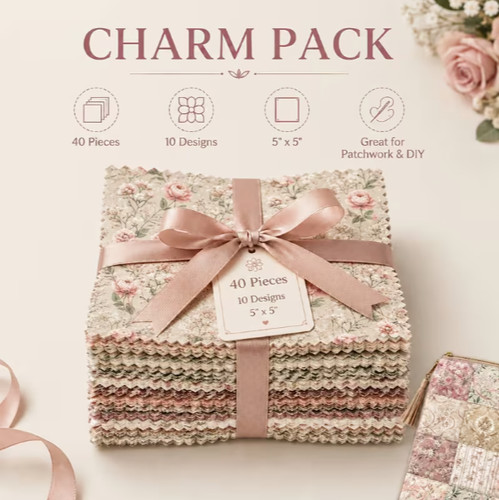 Charm pack pre cut - 40,