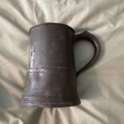 Pewter tankard quart measure - quart,