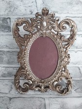 Ornate Antique Style Photo Frame  5x3in Free Standing