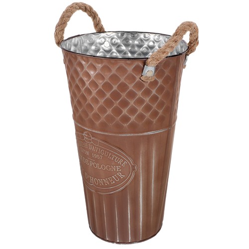 Iron bucket vase florist - bucket,