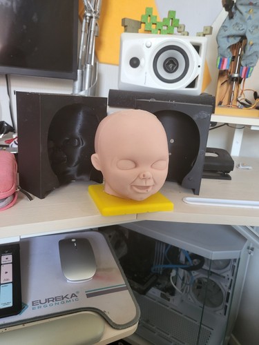 Chucky peace head mold - peace,