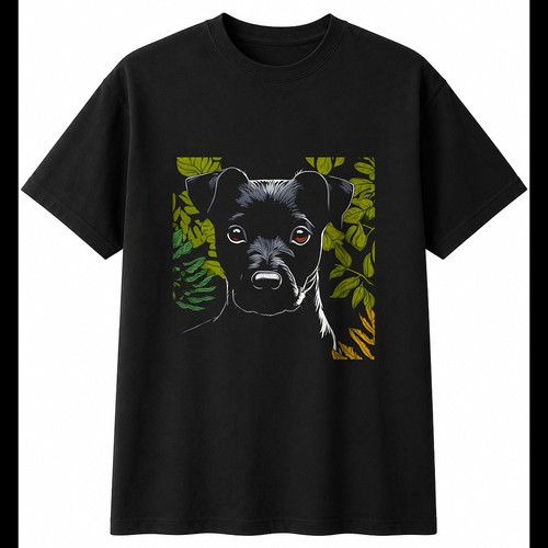 Botanical patterdale terrier - patterdale,