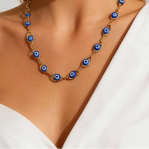 Evil eye protection necklace - eye,