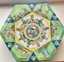 Vintage Girl Guides Biscuit Tin 75 Yr Anniversary Celebration Cadbury Biscuits