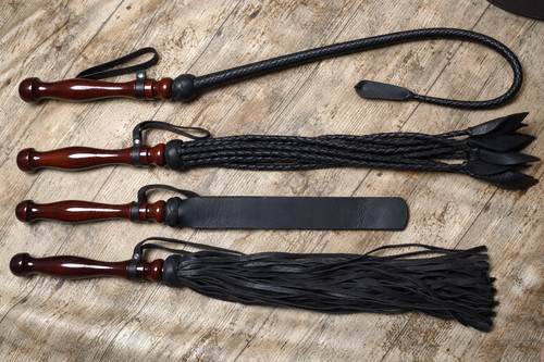 Whip flogger leather handmade - flogger,