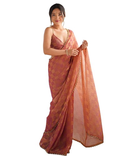 Women banarasi style checks - banarasi,