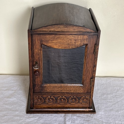 Antique smokers cabinet drawer - cabinet,