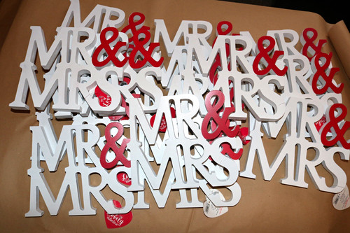 Wooden mrs wedding - wooden, &