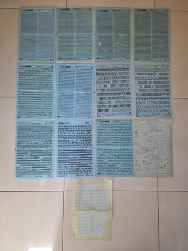 Letraset transfer black - transfer,