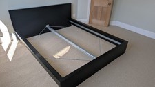 IKEA Malm Continental King Size Bed Frame In Black . No Mattress