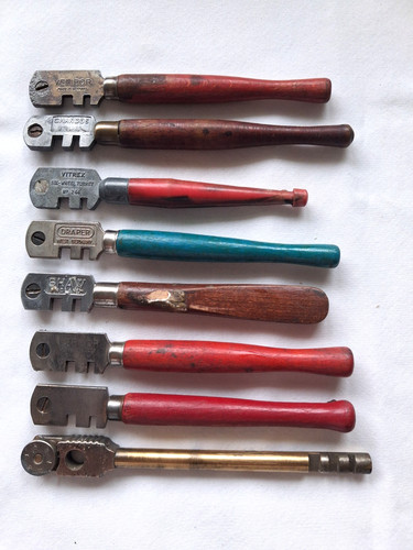 Vintage glass cutters - 8,
