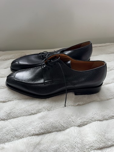 Stemar black leather shoes