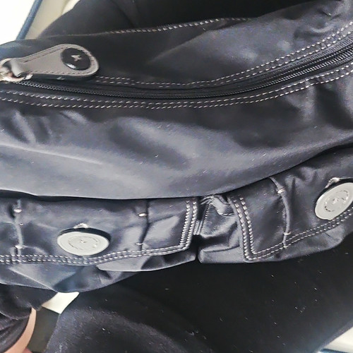 Radley black nylon - black, zip-top