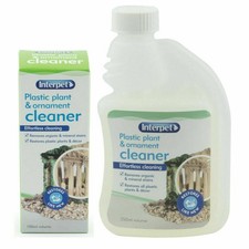 Interpet Plastic Plant & Ornament Cleaner Cleans Dirty Aquarium Decor 100/250ml