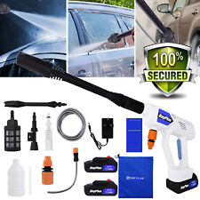 High Pressure Spray Water Gun Cordless Pressure Washer Car Cleaner 2X Battery