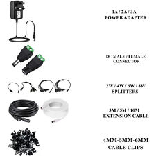 AC/DC 12V 1A 2A UK Power