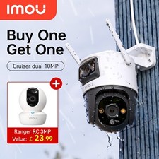 Imou 10MP Security Camera CCTV WIFI Human/Car Motion Detection Alexa PTZ Outdoor