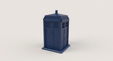 OO Gauge Dr Who Tardis British Police Box Model Miniature Diorama