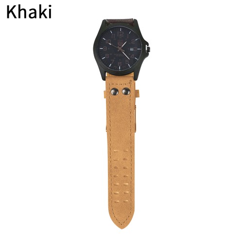Men military leather - military,