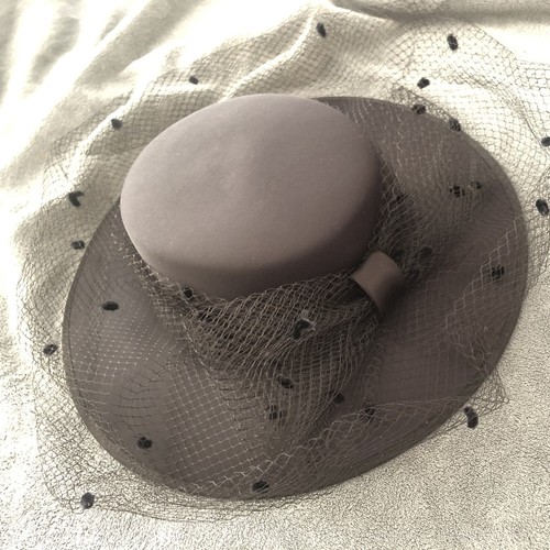 Ladies navy blue - formal, hat