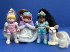 Fisher Price Vintage Loving Family 3 Princess Girls And Dog