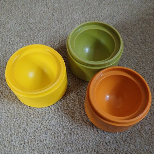 Vintage tupperware stacking - vintage,