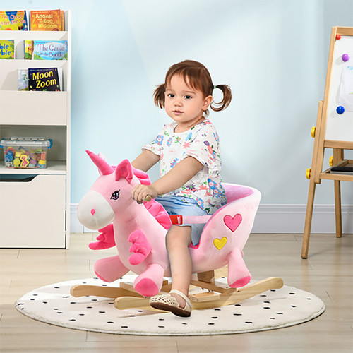 Rocking unicorn ride toy - rocking,