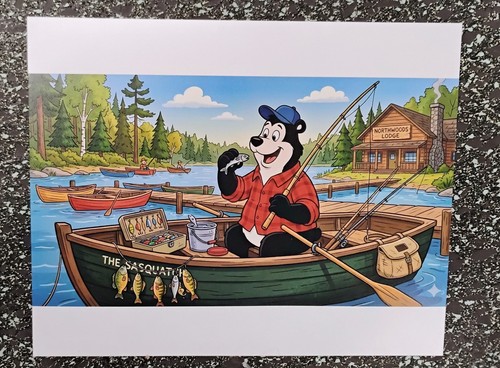 8x10 photograph hamm bear - hamm's,