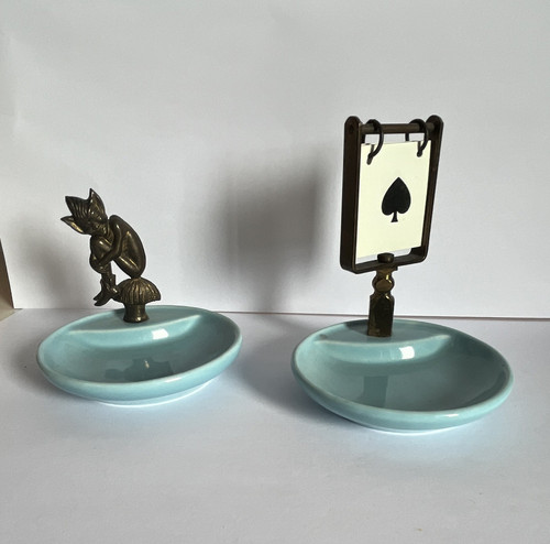 Wade vintage porcelain card - porcelain,