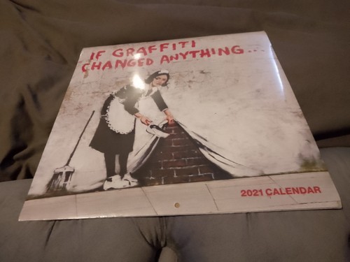 Banksy 2021 wall calendar - banksy,