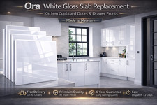 White gloss slab - gloss,