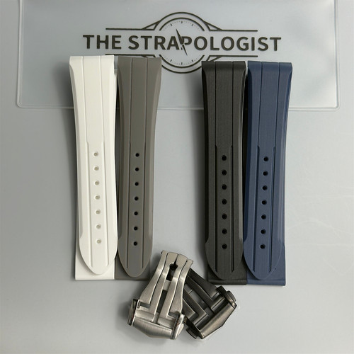Rubber watch strap omega - rubber,