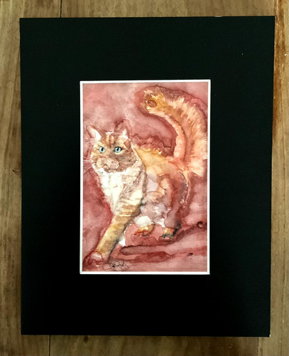 Ooak original watercolour - ooak,